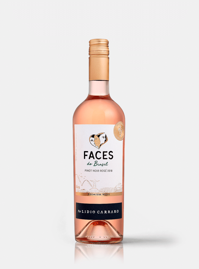 Vinho Faces do Brasil Pinot Noir Rosé Lidio Carraro 750 mL