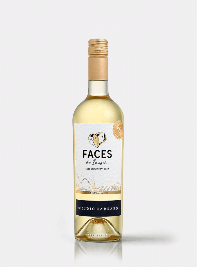 Vinho Faces do Brasil Chardonnay Lidio Carraro 750 mL
