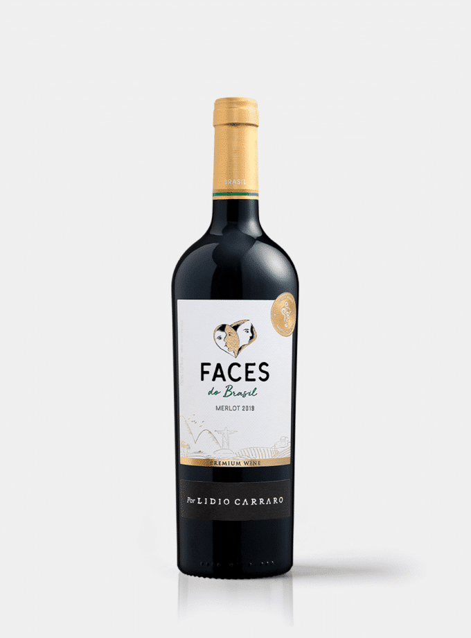 Vinho Faces Merlot Lidio Carraro 750ml