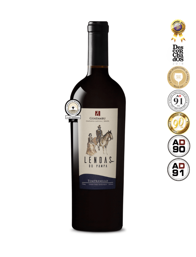 Vinho Guatambu Lendas do Pampa Tempranillo 2021 750 mL